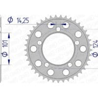 1074738004-1-800Wx800H AFAM Aluminium achtertandwiel 72801 - 525