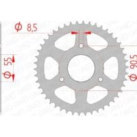 1074750001-1-800Wx800H AFAM Staal standaard achtertandwiel 80200 - 428