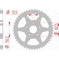 1074795001-1-800Wx800H AFAM Staal standaard achtertandwiel 92803 - 530