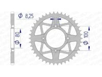 1074809003-1-800Wx800H AFAM Aluminium achtertandwiel 93320 - 520