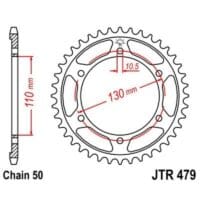 1075059002-1-800Wx800H JT SPROCKETS Zink standaard achtertandwiel 479 - 530
