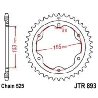 1075176001-1-800Wx800H JT SPROCKETS Zink standaard achtertandwiel 893 - 525