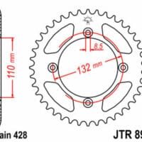 1075178001-1-800Wx800H JT SPROCKETS Staal standaard achtertandwiel 895 - 428