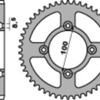 1075239001-1-800Wx800H PBR Staal standaard achtertandwiel 238 - 420