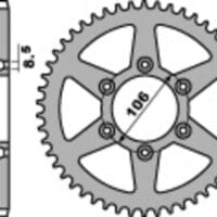 1075271002-1-800Wx800H PBR Staal C45 standaard achtertandwiel 3560 - 520