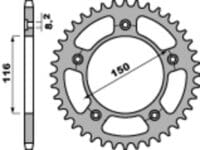 PBR Staal C45 standaard achtertandwiel 4329 - 520