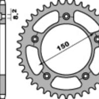1075282001-1-800Wx800H PBR Staal C45 standaard achtertandwiel 4329 - 520