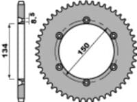 1075283001-1-800Wx800H PBR Staal C45 standaard achtertandwiel 4330 - 428