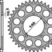 1075315001-1-800Wx800H PBR Staal C45 standaard achtertandwiel 4409 - 530
