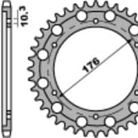 1075360001-1-800Wx800H PBR Staal C45 standaard achtertandwiel 4562 - 530