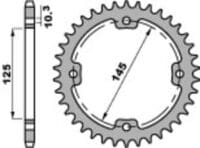 1075363001-1-800Wx800H PBR Staal C45 standaard achtertandwiel 4588 - 520