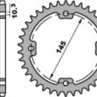 1075363001-1-800Wx800H PBR Staal C45 standaard achtertandwiel 4588 - 520