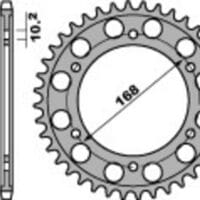 1075371002-1-800Wx800H PBR Staal C45 standaard achtertandwiel 4613 - 525