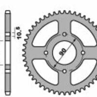 1075383002-1-800Wx800H PBR Staal C45 standaard achtertandwiel 4668 - 520
