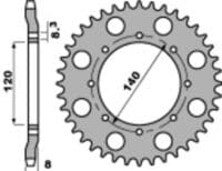 1075418001-1-800Wx800H PBR Staal C45 standaard achtertandwiel 506 - 520