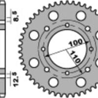 1075441003-1-800Wx800H PBR Staal C45 standaard achtertandwiel 819 - 520