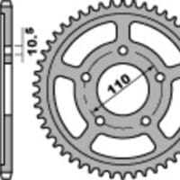1075447004-1-800Wx800H PBR Staal C45 standaard achtertandwiel 828 - 525