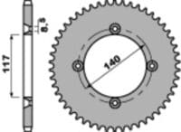 1075450001-1-800Wx800H PBR Staal C45 standaard achtertandwiel 831 - 428