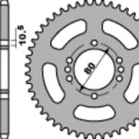 1075459001-1-800Wx800H PBR Staal C45 standaard achtertandwiel 843 - 428