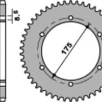 1075460001-1-800Wx800H PBR Staal C45 standaard achtertandwiel 844 - 428