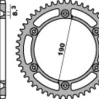 1075478004-1-800Wx800H PBR Staal C45 standaard achtertandwiel 896 - 520