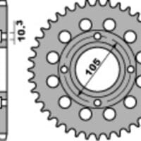 1075531003-1-800Wx800H PBR Staal C45 standaard achtertandwiel 278 - 530