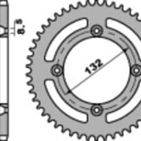 1075555004-1-800Wx800H PBR Staal C45 standaard achtertandwiel 4486 - 428