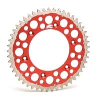 RENTHAL Twinring Aluminium ultralicht zelfreinigend hard geanodiseerd achtertandwiel HA - 520