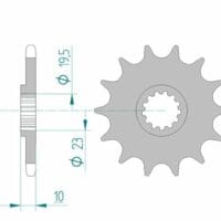 1075843003-1-800Wx800H AFAM Staal zelfreinigend voortandwiel 22303 - 520