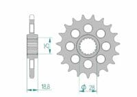 1077123001-1-800Wx800H AFAM Steel Standard Front Sprocket - 525