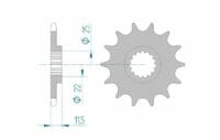 1077141002-1-800Wx800H AFAM Staal standaard voortandwiel 73303 - 520