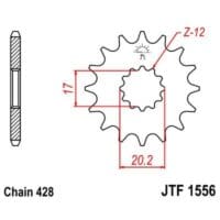 1077279001-1-800Wx800H JT SPROCKETS Staal standaard voortandwiel 1556 - 428