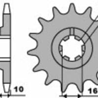 1077531001-1-800Wx800H PBR Staal standaard voortandwiel 2066 - 520