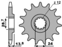PBR Staal standaard voortandwiel 2077 - 530