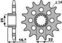 1077593001-1-800Wx800H PBR Staal standaard voortandwiel 2171 - 520