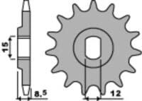 1077617002-2-800Wx800H PBR Staal standaard voortandwiel 2240 - 415