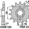 PBR Staal standaard voortandwiel 2313 - 520