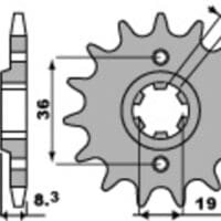 1077638001-1-800Wx800H PBR Staal standaard voortandwiel 2502 - 520