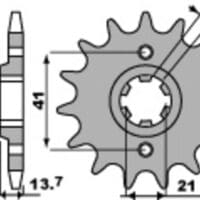 1077648001-1-800Wx800H PBR Staal standaard voortandwiel 268 - 530