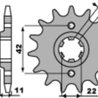 1077652001-1-800Wx800H PBR Staal standaard voortandwiel 277 - 530