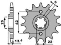 1077660002-1-800Wx800H PBR Staal standaard voortandwiel 291 - 525