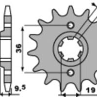 1077673002-1-800Wx800H PBR Staal standaard voortandwiel 337 - 520