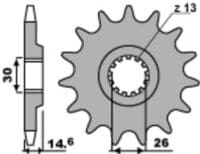 PBR Staal standaard voortandwiel 341 - 530