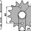 PBR Staal standaard voortandwiel 438 - 520