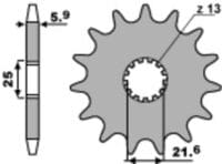 1077749005-2-800Wx800H PBR Staal standaard voortandwiel 565 - 520