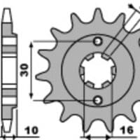 1077773002-1-800Wx800H PBR Staal standaard voortandwiel 720 - 520