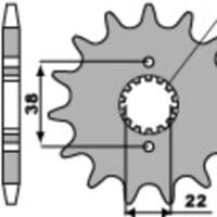 1077779001-1-800Wx800H PBR Staal standaard voortandwiel 728 - 530