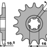 1077780001-1-800Wx800H PBR Staal standaard voortandwiel 799 - 428