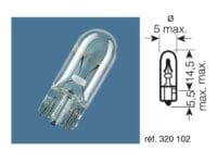 OSRAM Original Line W2W Lampen 12V 2W - x10