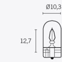 TECNIUM T10 Lampen 12V 3W - x10